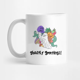 Ghostly greetings Mug